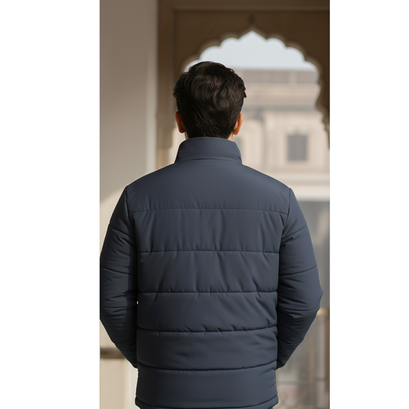 The Essential Puffer Jacket | Navy Blue