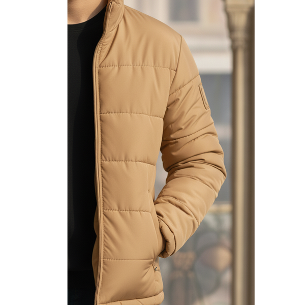 The Essential Puffer Jacket | Camel