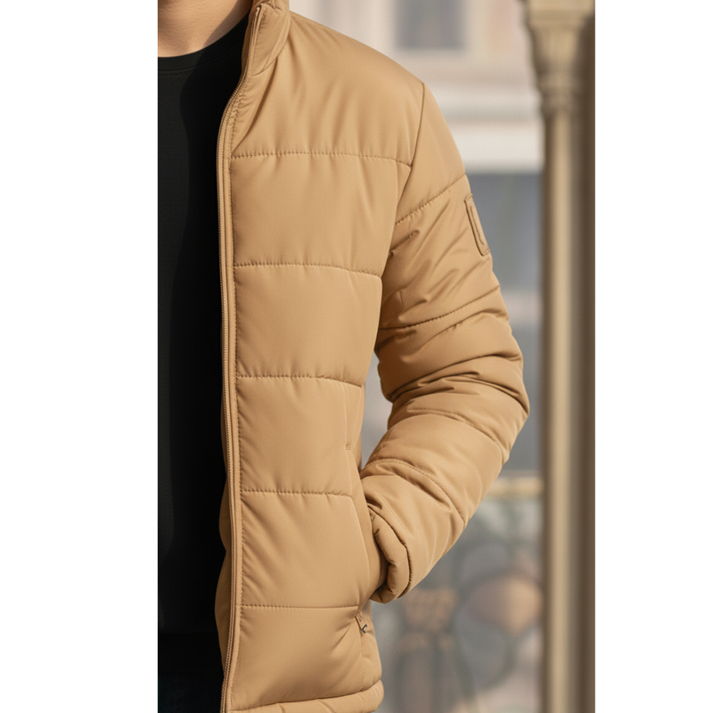 The Essential Puffer Jacket | Camel
